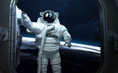 Astronaut in outer space. Spacewalk. Elements of this image furnished ...