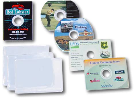 CD DVD Business Card Shaped