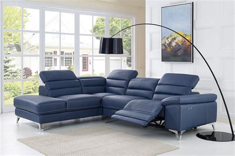 Two Tone Contemporary Style Sleek Quality Full Leather Couch ...