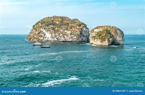 Puerto Vallarta, Mexico View of Los Arcos National Marine Park Stock ...