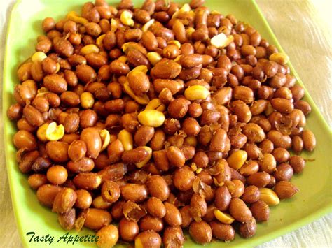 Crispy Peanuts | Spiced Roasted Peanuts | Healthy Snacks | Tasty Appetite