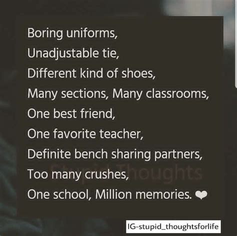 Very true missing those days a lot School Life Quotes, School Quotes ...