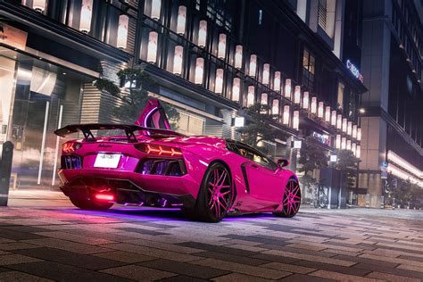 Pink Lamborghini Aventador Turns Heads In Tokyo | Carscoops