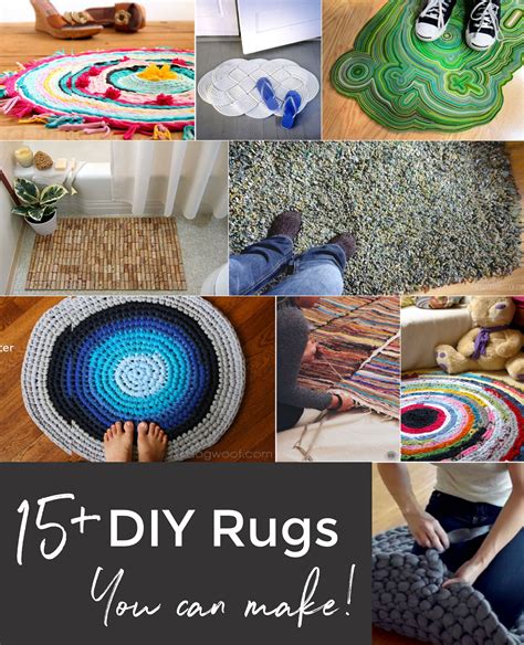 15+ DIY Rug Ideas - How to Make a Rug on scratchandstitch.com