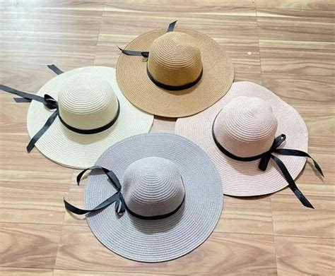 Multicolor Polyester Straw Beach Hats, Size: Free at Rs 200/piece in ...