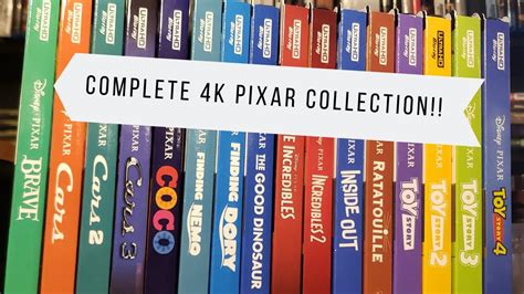 Pixar 4K Blu-ray Releases, complete collection! - YouTube