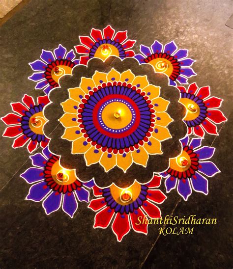 Pin by Nidhi Bhatt on Kolam/Rangoli ideas | Rangoli designs latest ...