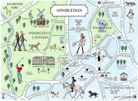 Wimbledon Map — Camilla Charnock