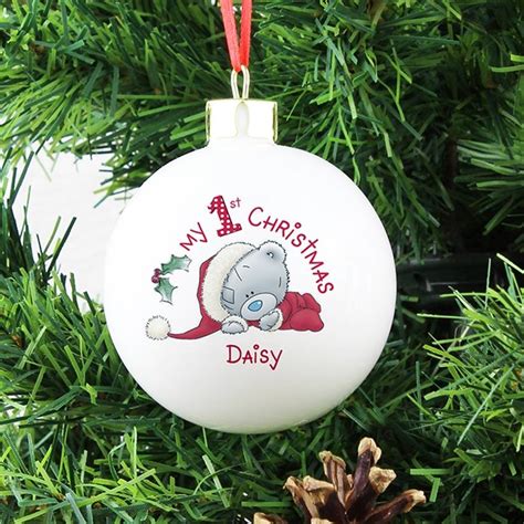 personalised baby's first christmas bauble by hope and willow ...