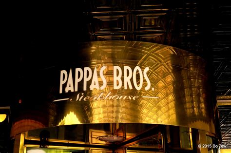 Dallas: Pappas Bros. Steakhouse – Let's go into the midnight.