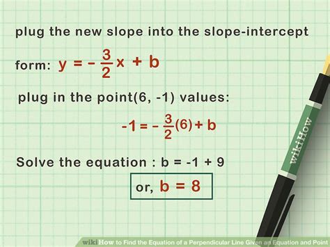 Find Equation Of Perpendicular Line And Passes Through Point Calculator ...