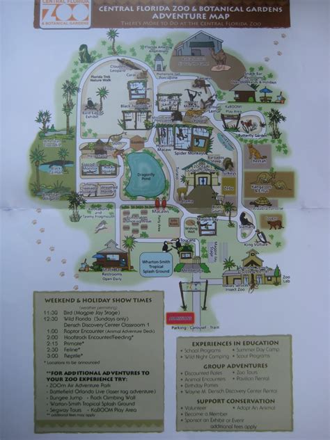 Central Florida Zoo Map | Florida Map 2018