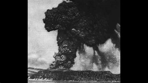 Krakatoa eruption blast 1883. - YouTube