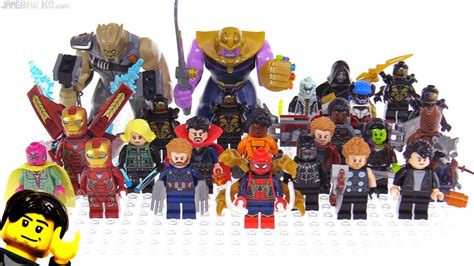 LEGO Marvel Super Heroes Avengers: Infinity War wave 1 minifig collection