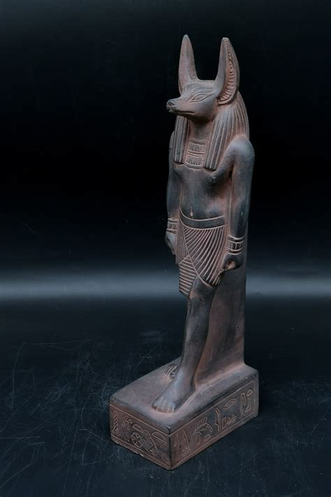 Egyptian Statue of God of Death Anubis Stone Made in Egypt - Etsy UK