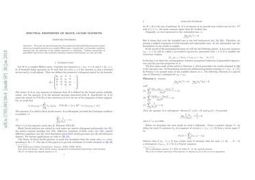 Spectral properties of block Jacobi matrices | Papers With Code