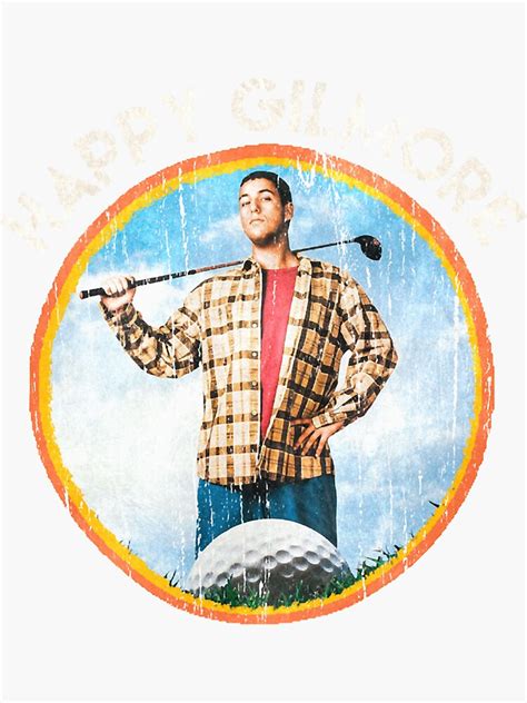 "Happy gilmore poster" Sticker for Sale by Lorettaaddox | Redbubble