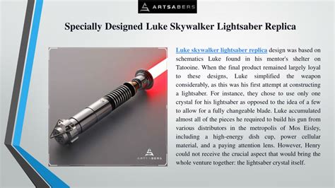 PPT - Specially Designed Luke Skywalker Lightsaber Replica PowerPoint ...