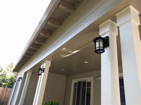 Current light fixture in back porch in case it's helpful for lighting ...