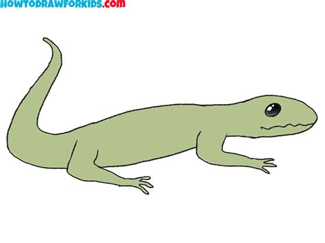 How to Draw a Reptile - Easy Drawing Tutorial For Kids