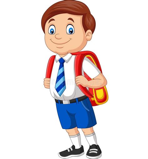 School Boy Uniform Cartoon Stock Illustrations – 6,904 School Boy ...