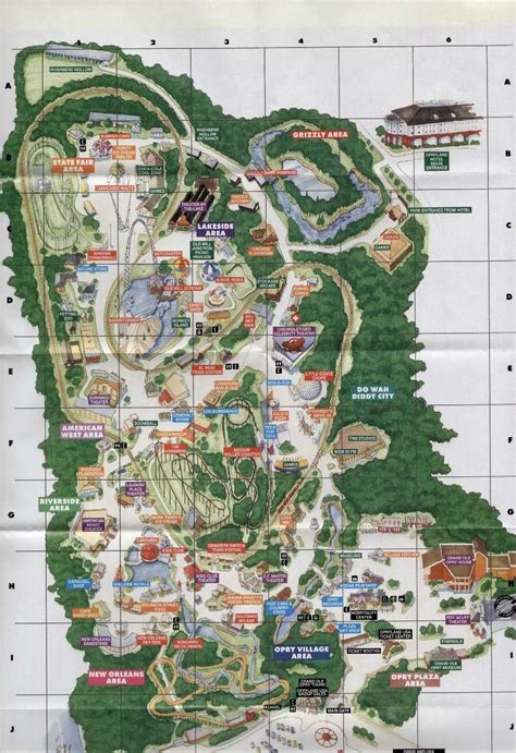 Opryland Map Printable