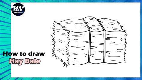 How to Draw Hay Bale - YouTube