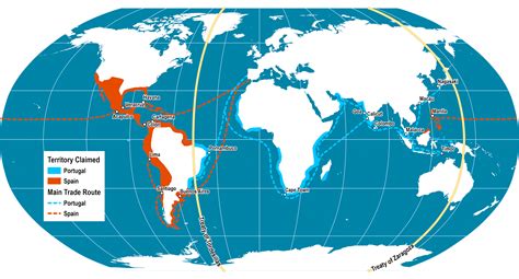 Spanish and Portuguese Empire Map and their main trade routes. : r/spain