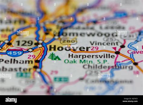 Hoover alabama map hi-res stock photography and images - Alamy