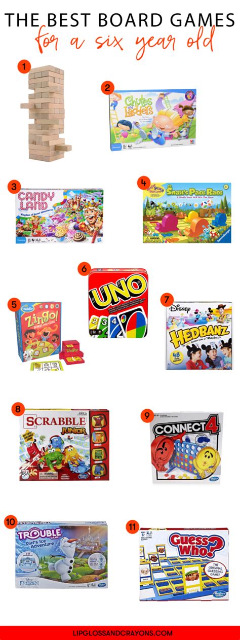 The Best Board Games for 6 Year Olds - Lipgloss and Crayons