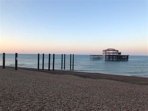 West Pier / Ruin at the sea, Brighton, England ⋆ The Passenger