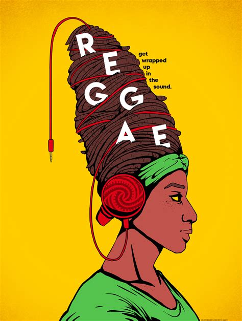 ArtStation - Music Poster Illustration - Reggae