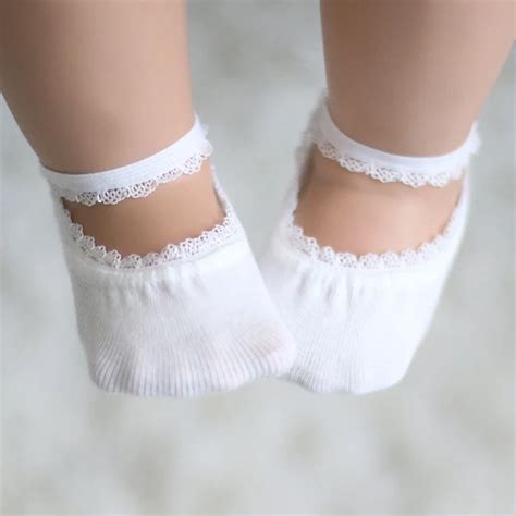 Baby Socks Girls lace princess infant socks meias newborn toddler big ...