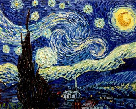 Van Gogh - Starry Night - Reproduction Oil Painting