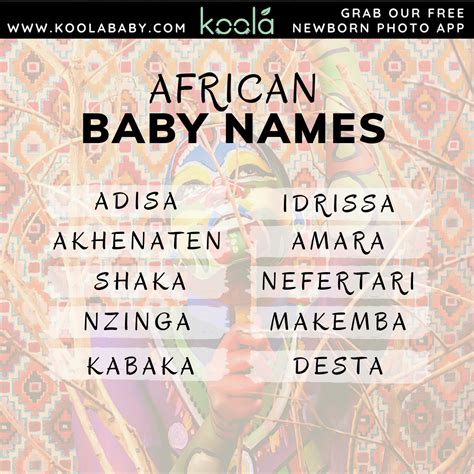 African Baby Names And Meanings Lovetoknow African Baby Names ...