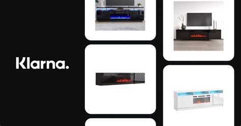 Modern tv stand with fireplace • Compare prices