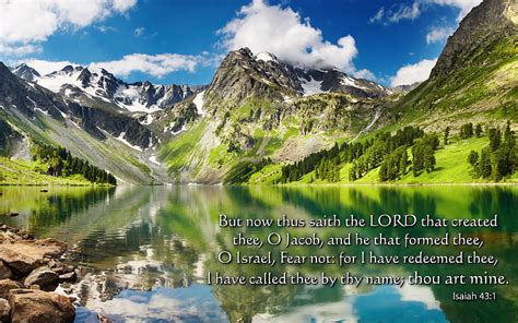 Isaiah 43:1 - Nature & Bible Background / HD wallpaper | Pxfuel