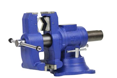 Yost Vises 750-DI 5" Heavy-Duty Multi-Jaw Rotating Combination Pipe and ...