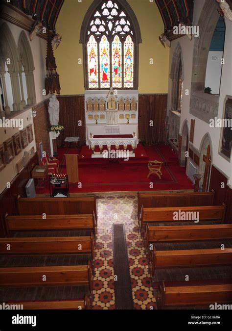 The interior and exterior of 'St Elizabeth's Roman Catholic Church' at ...