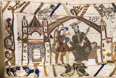 File:Bayeux Tapestry scene1 Edward.jpg - Wikimedia Commons