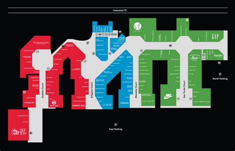 Outlet Mall Directory Map | semashow.com