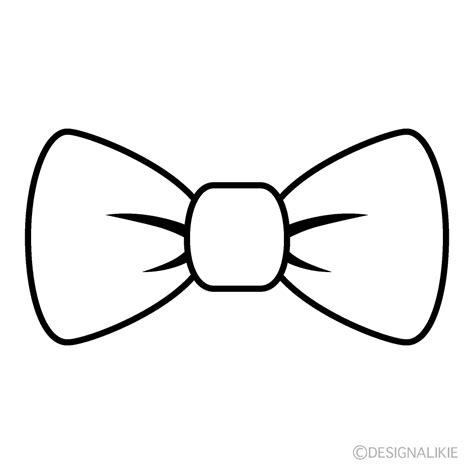 Black And White Bow Clip Art