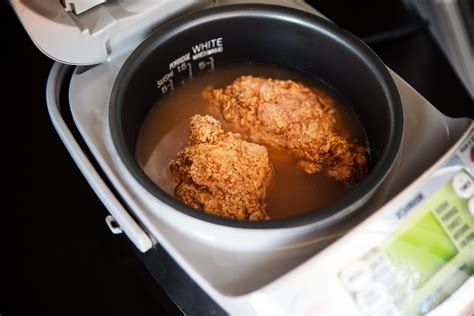 Fried Chicken Rice Cooker Hack Recipe – FOOD is Four Letter Word