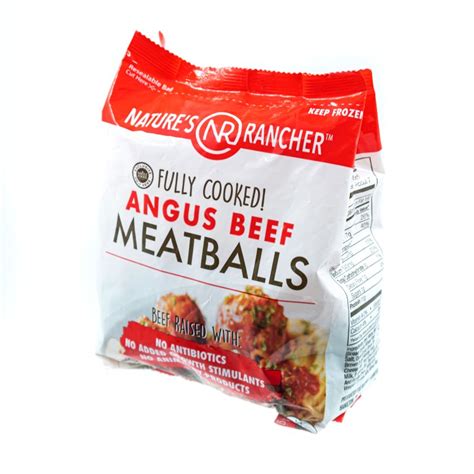 Fully Cooked Angus Beef Meatballs | Nature's Rancher