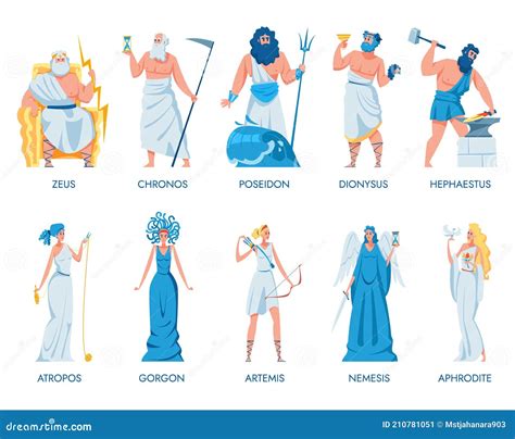 Ancient Greek Gods And Goddesses Symbols