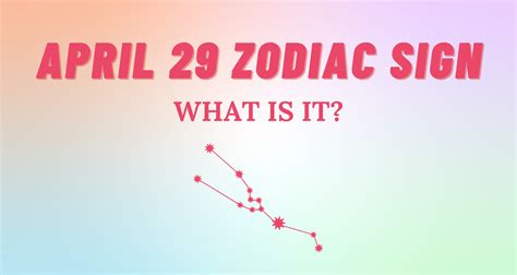 April 29 Zodiac Sign Explained | So Syncd