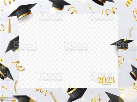 Greeting Banner For Design Of Graduation 2023 Stock Illustration ...