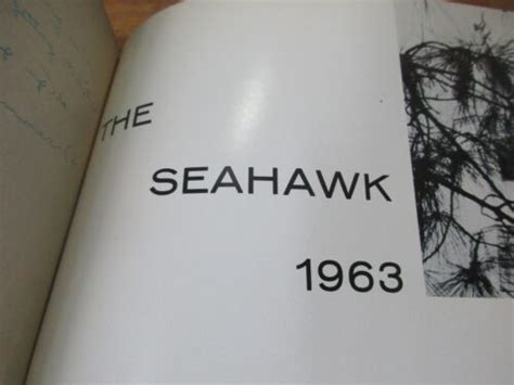 1963 Myrtle Beach High School Yearbook (The Seahawk) SC South Carolina ...