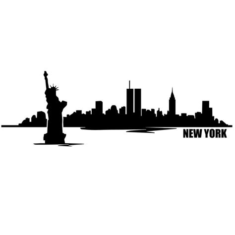 New York City Skyline Silhouette - ClipArt Best