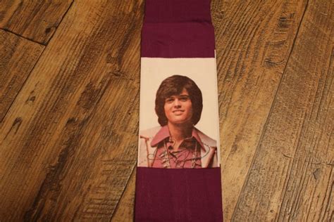 RARE 70s Donny Osmond Fan Club Purple Socks VINTAGE MINT!!!